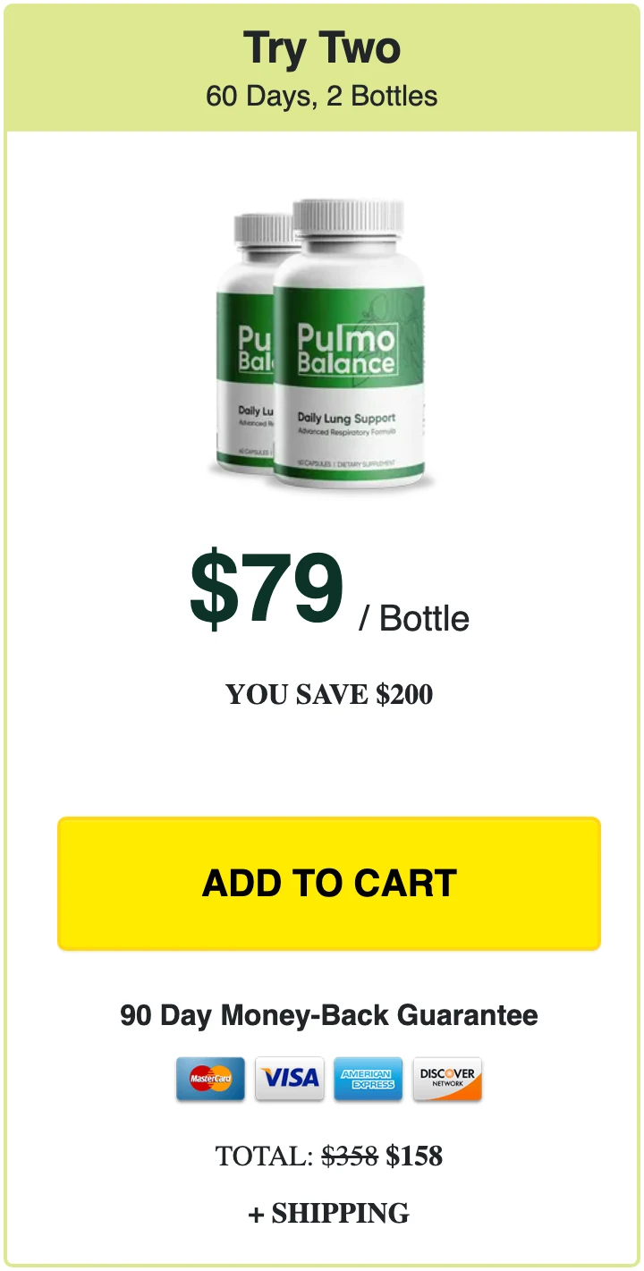 Pulmo Balance 2 bottles